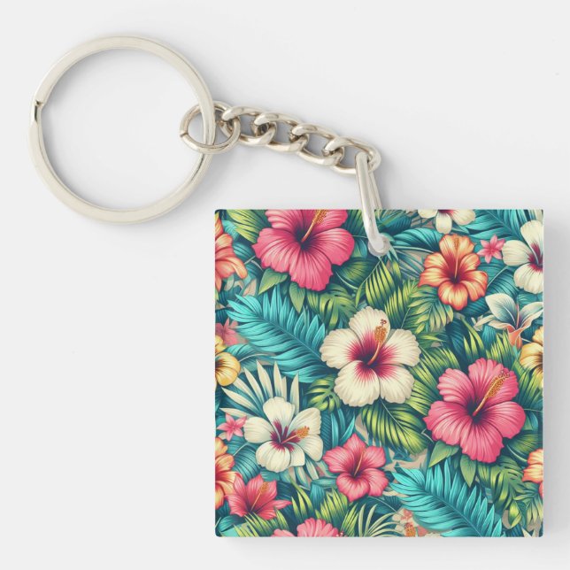 Blommigt hawaiiska/tropiska (Framsidan)