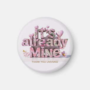 *~* Blommigt Heart Ap85 Law Attraktion Manifesting Magnet