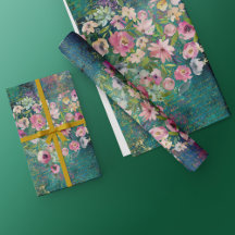 Blommigt Heart Guld Romantic Handskrift