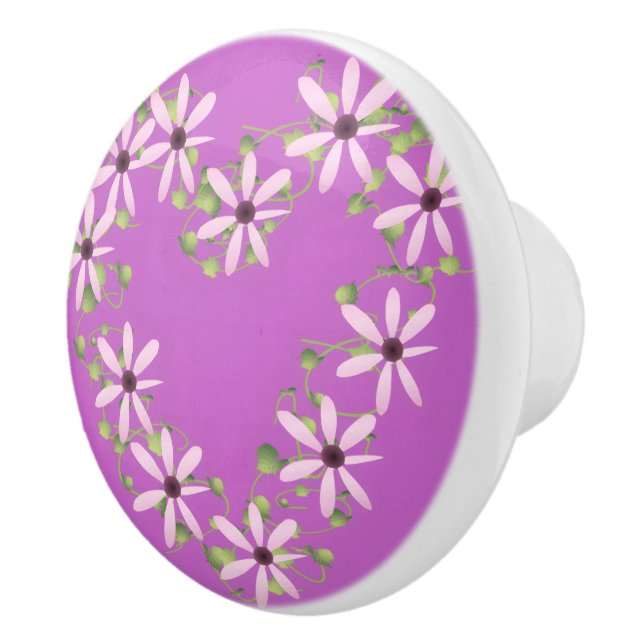 Blommigt Heart Knopp (Höger)