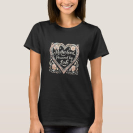 Blommigt Heart, Moderskap styrt Kärlek Mors dag T Shirt