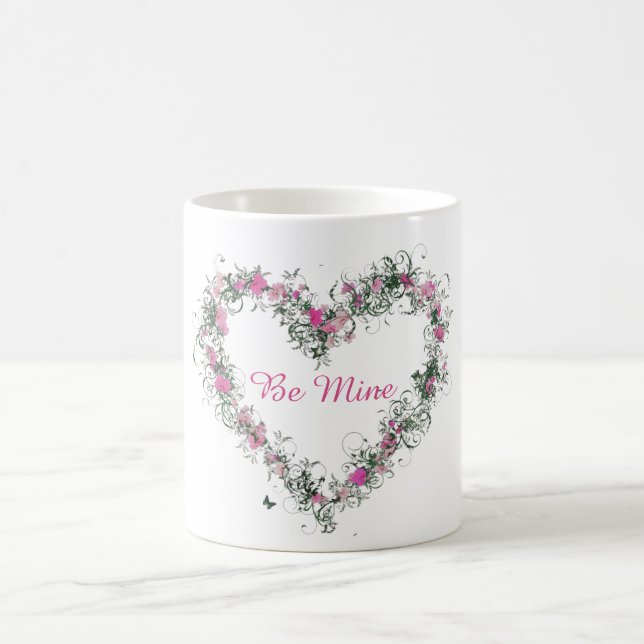 Blommigt Heart Mugg (Center)