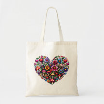 Blommigt Heart Pixel Art-Personlig