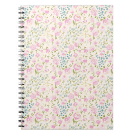 Blommigt Heaven Notebook Anteckningsbok