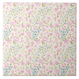 Blommigt Heaven Tile Kakelplatta