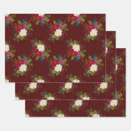 blommigt helgdag bouquet-presentkort, radbyte 3-pa