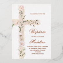 blommigt Heliga kor Baptism