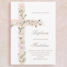 blommigt Heliga kor Baptism