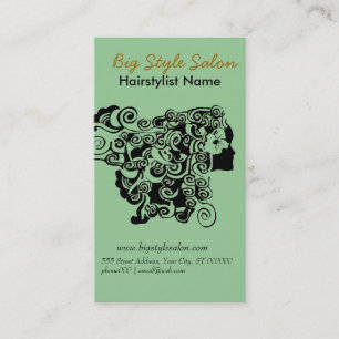 Blommigt Henna Hair Stylist Salon Spa Hairstylist Tidsbeställning Kort