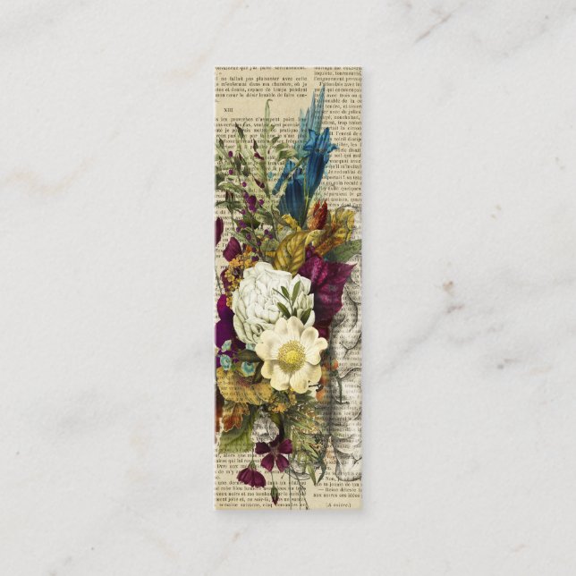 blommigt hjärnanatomi poster (Framsida)