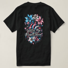Blommigt hjärta Transpersonell Stolthet T Shirt