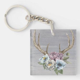 Blommigt Hjort Antlers