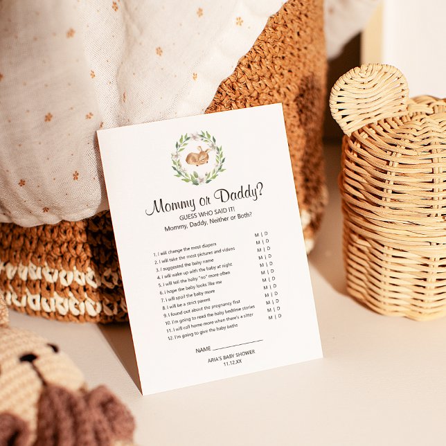 Blommigt Hjort eller pappa Game Flygblad (Skapare uppladdad)