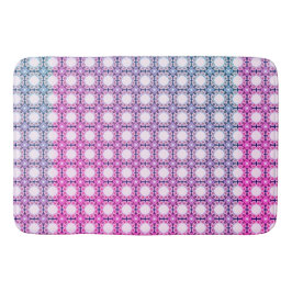 Blommigt Honeycombi: Intricates geometriska Mönste Badrumsmatta