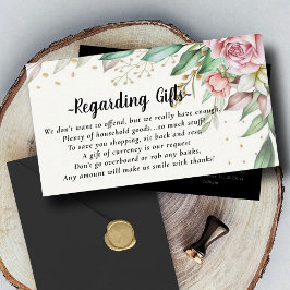 Blommigt Honeymofonden i stället för presentkort Tilläggskort