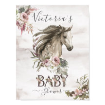 Blommigt Horse Ranch Baby Shower