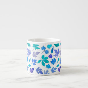 Blommigt Hösten Löv Mönster Design-36566 Espressomugg