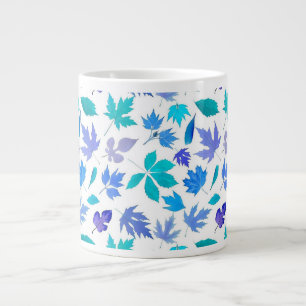 Blommigt Hösten Löv Mönster Design-36566 Jumbo Mugg