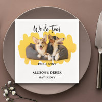Blommigt Hund Cat Pet Photo Hund älskare Bröllop A