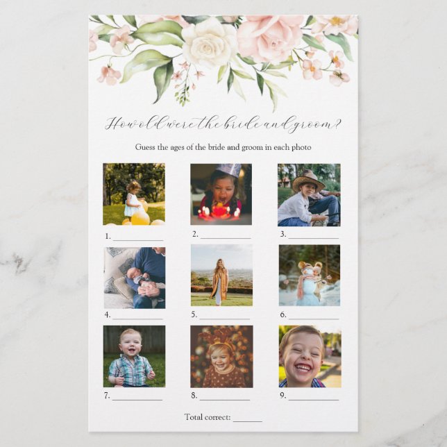  Blommigt hur gamla de var när de Möhippa spel (Framsida)