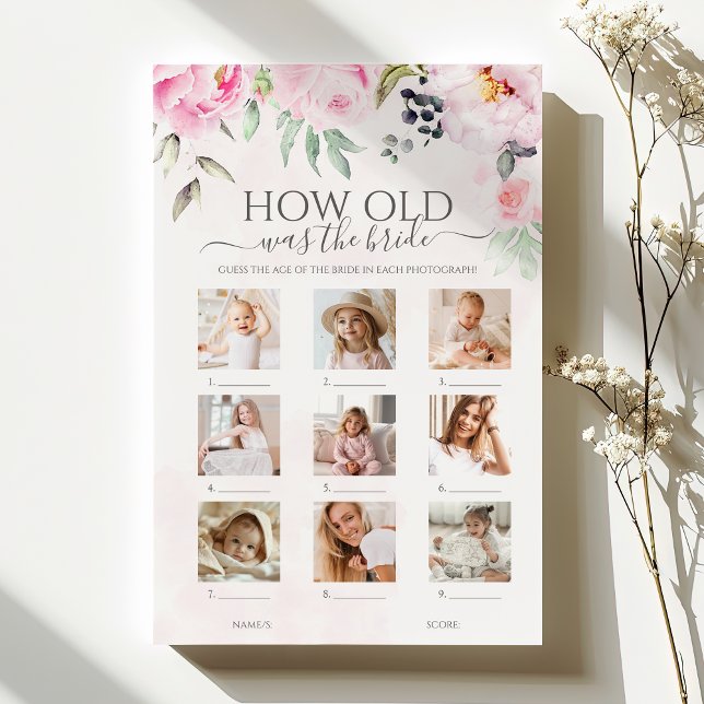 Blommigt Hur gammalt var Bride Möhippa-spelet (Skapare uppladdad)