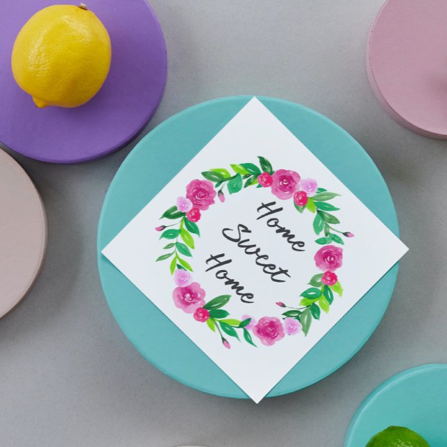 Blommigt Hushållsuppvärmning Pappersservett (Skapare uppladdad)