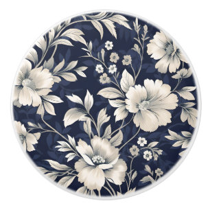 Blommigt i blått knopp