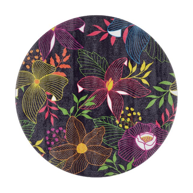 blommigt i elegant, sömlös mönster, konstnärlig de (Framsidan)