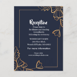 Blommigt i flottan och guldgruva meddelande vykort