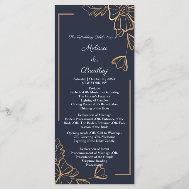 Blommigt i flottan och guldgruva program (Framsida)