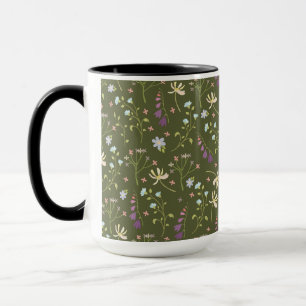 Blommigt i Flower Mönster Vår Mugg