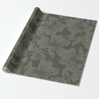 Blommigt i grönt, sömlös grundabstrakt mönster,  presentpapper