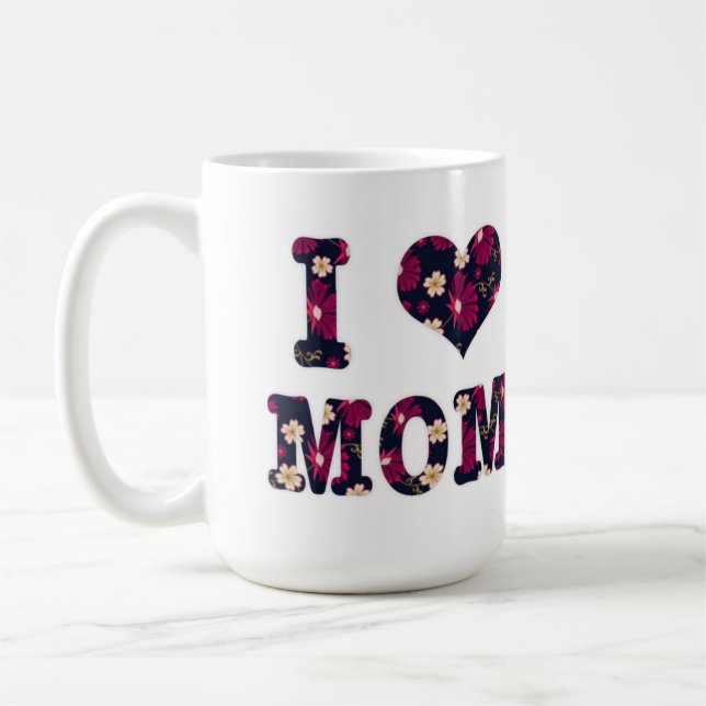 BLOMMIGT I KÄRLEK MAMMA KAFFEMUGG (Vänster)