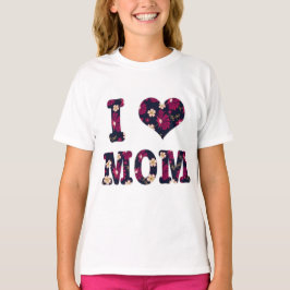 BLOMMIGT I KÄRLEK MAMMA T SHIRT