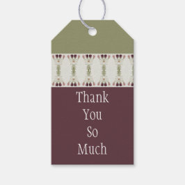 Blommigt i plasma och Grönt Presentetikett