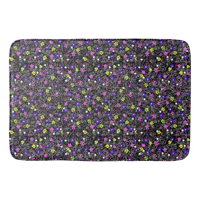 Blommigt i Vår Badrumsmatta (Framsidan)