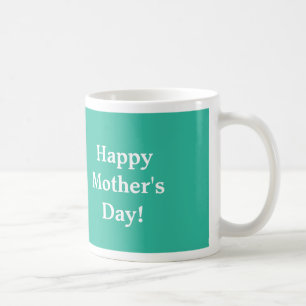Blommigt Illustration Lycklig Mors dag Mugg