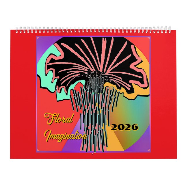 Blommigt Imaginationer Kalender (Omslag)