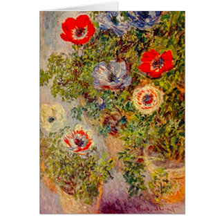 Blommigt Impressionist Painting - Claude Monet OBS Kort