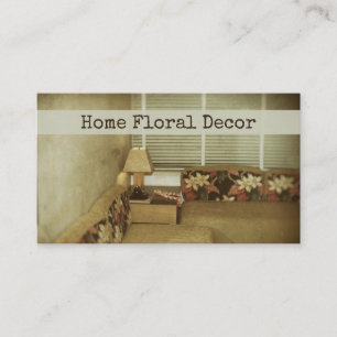Blommigt Insida Designer Designer Designer Designe Visitkort