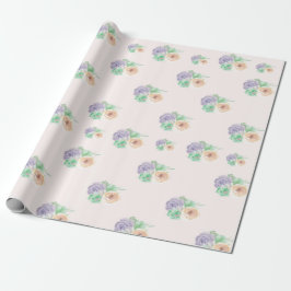 Blommigt inslagspapper presentpapper