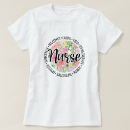 Blommigt inspirationsnurage t shirt