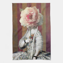 Blommigt Intrigue Rosa Peony Mask