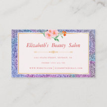 Blommigt Irifallen Glitter Makeup Artist Beauty