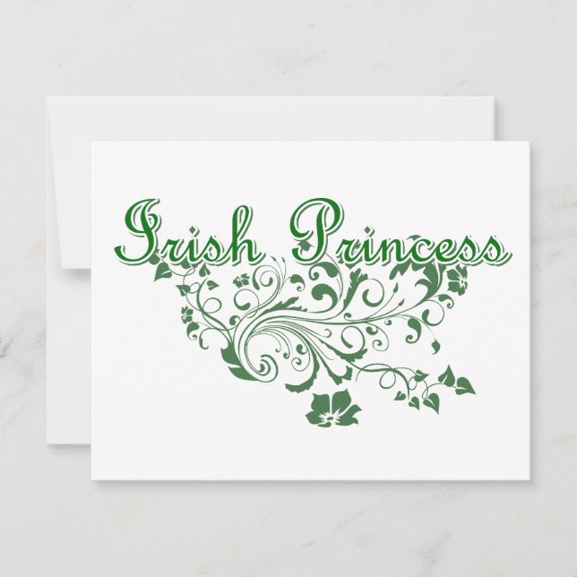 Blommigt Irish Princess (Framsida)