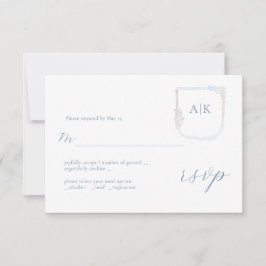 Blommigt Jackat av Arm Utandningskort för  Bröllop OSA Kort