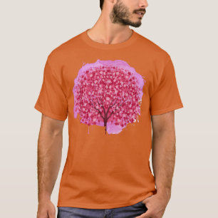 Blommigt Japansk Sakura Träd Rosa Flower Japan Che T Shirt