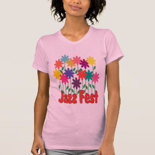 Blommigt Jazz Fest Tee
