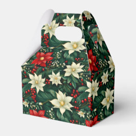 Blommigt jul Mönster Presentaskar