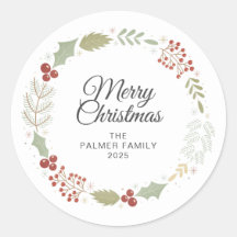 Blommigt-julkransfamiljen Namn